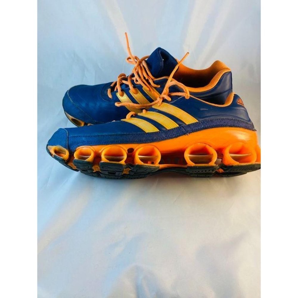 Adidas Royal Blue & Orange Bounce Sneakers  for Men